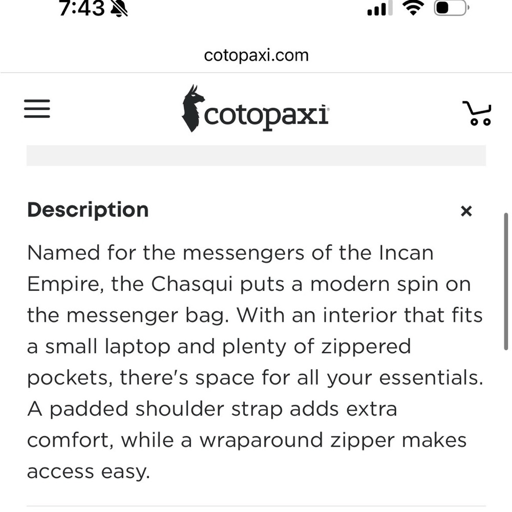 Cotopaxi Chasqui 13L Sling Backpack in Lemongrass - Picture 9 of 11